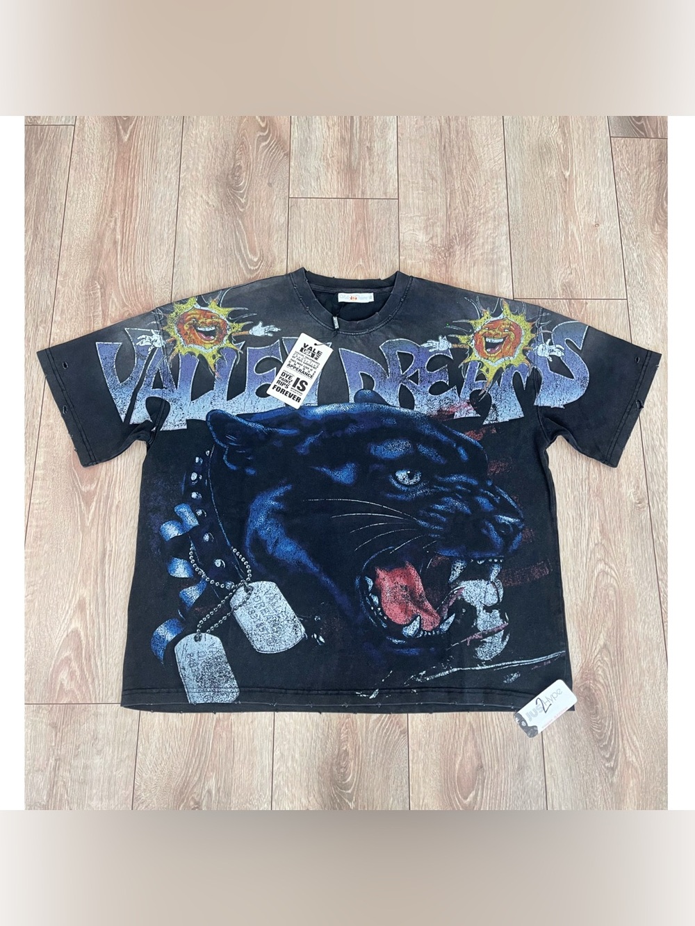 Vale Forever Fury Big Tee Black Brand New